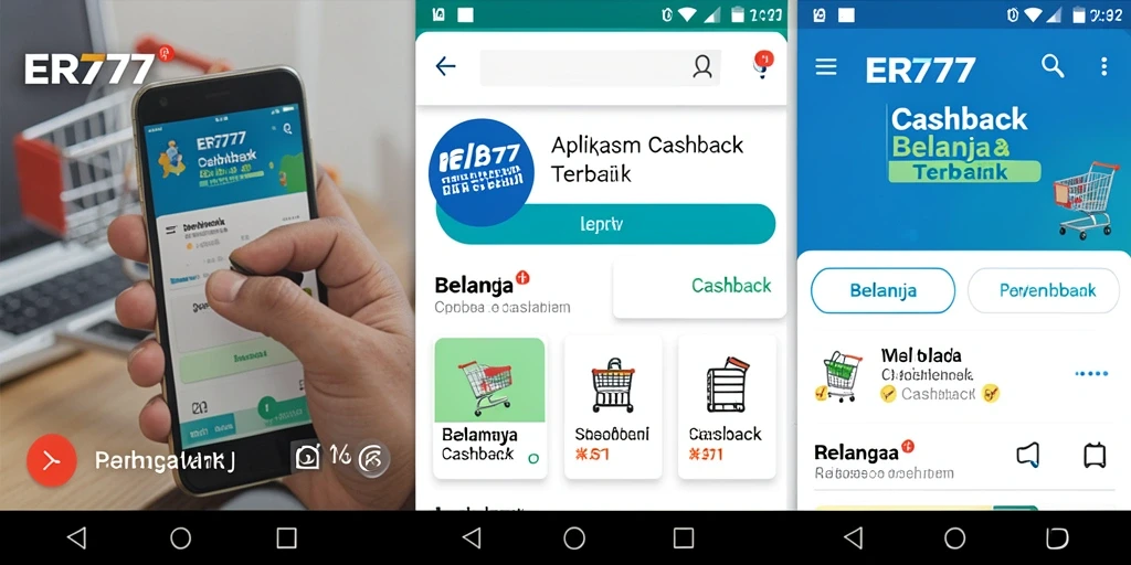 Tampilan antarmuka ER777 yang sederhana dan intuitif untuk cashback.
