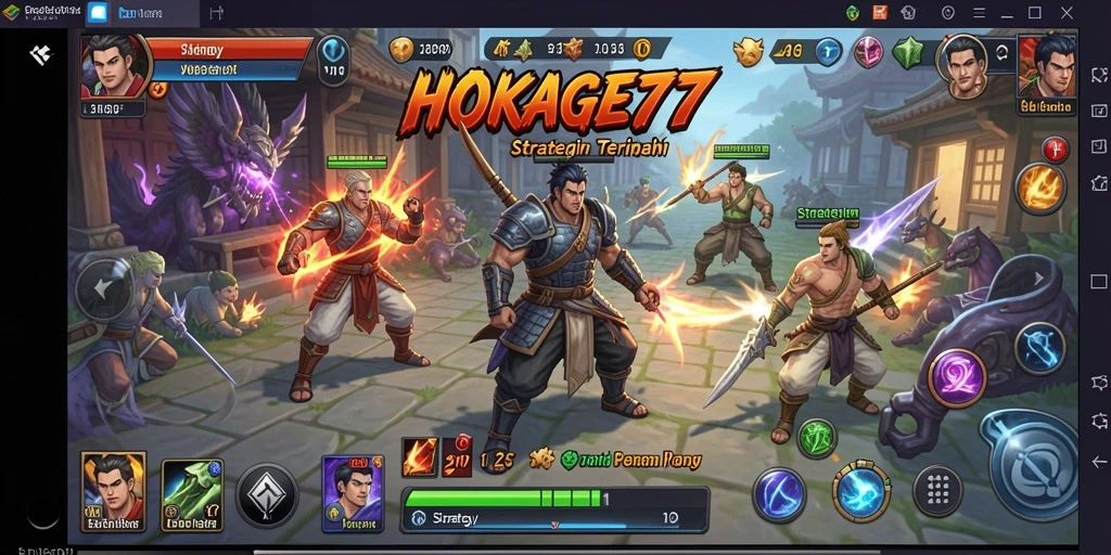 Tampilan antarmuka HOKAGE77 dengan strategi permainan yang menarik.
