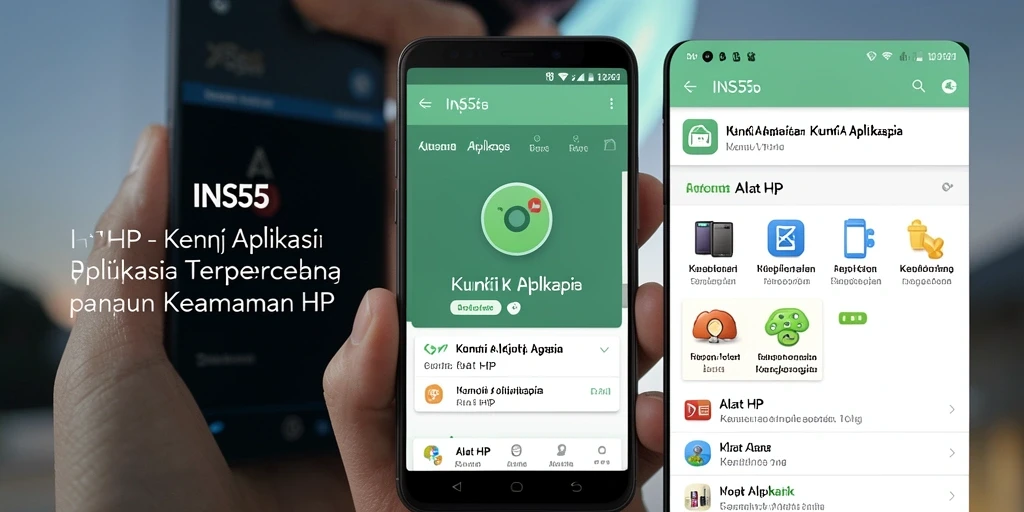Tampilan antarmuka INS55 yang intuitif dan sederhana.