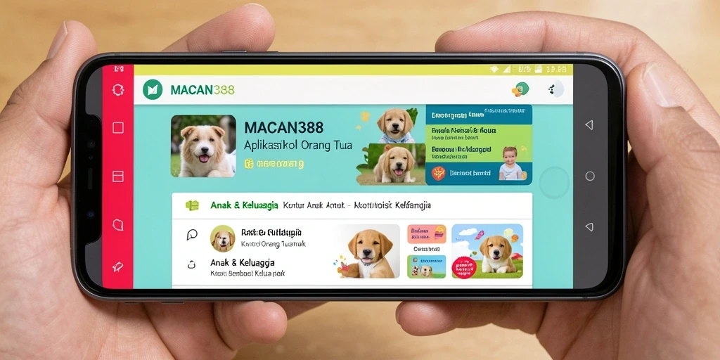 Tampilan antarmuka utama MACAN388 untuk kontrol orang tua.