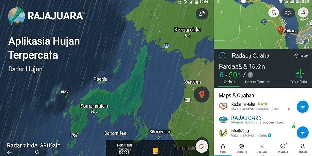 Tampilan antarmuka aplikasi RAJAJUARA yang informatif dan user-friendly.